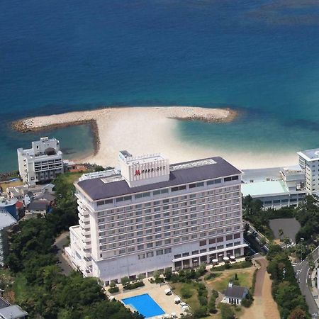 นันกิ-ชิระฮะมะ แมริออท โฮเต็ล Hotel ชิราฮามะ ภายนอก รูปภาพ Aerial view of the hotel